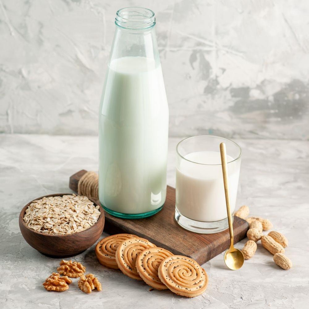 Glass Milk Bottle 1 L 6 Pcs.