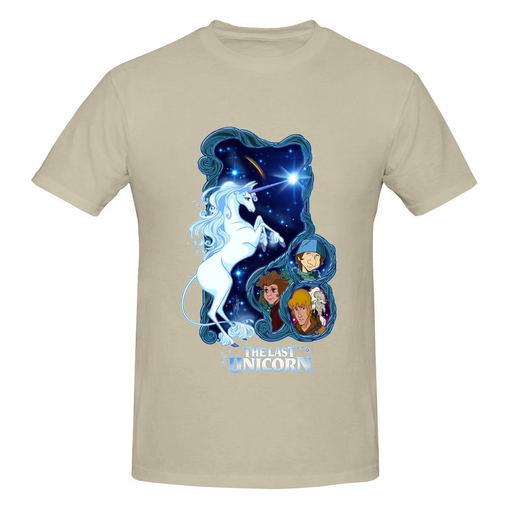 The Last Unicorn Fitted Tshirt Simple Korean Style Rich Color Tee