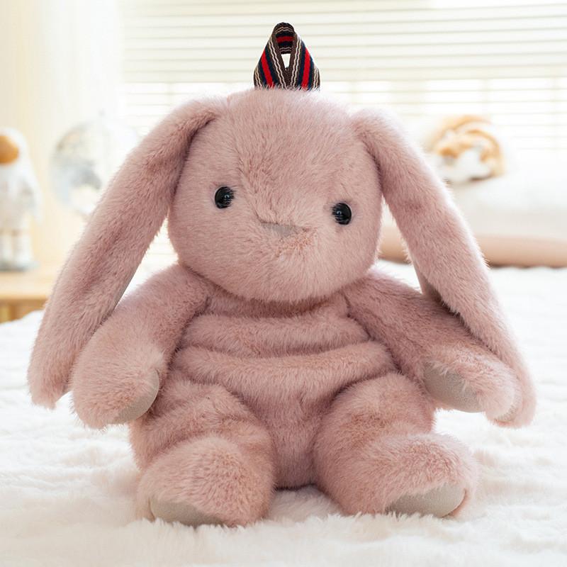 Animal Dog Cartoon Bear Rabbit Plush Backpack Kids Toy Bag Stuffed Gift Doll