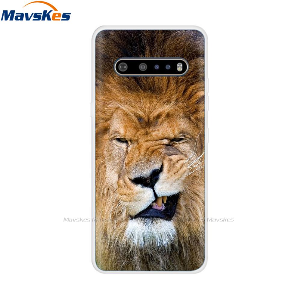 Силиконовый чехол для LG V60 ThinQ 5G, чехол, мягкая ТПУ задняя крышка, чехол для телефона с печатью для LG V60 V50 ThinQ 5G, чехол, Fundas, бампер