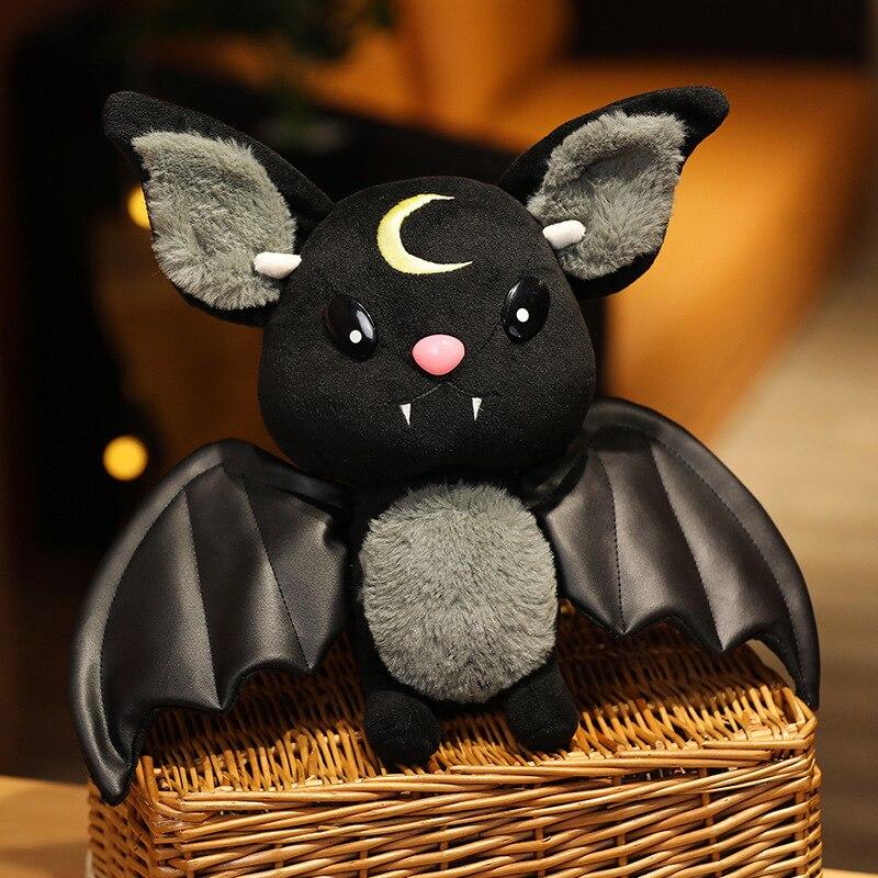 Creative Simulation Bat Doll Plush Toy Funny Doll Pillow Home Decoration Gift Ornaments Halloween Party Decor
