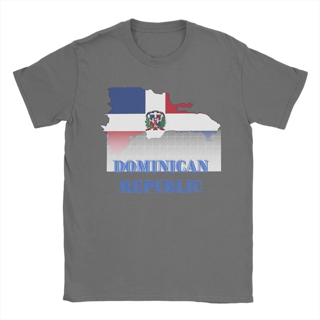 Vintage T Shirt Summer Dominican Republic Trending T Shirts  Cotton Tee Shirt for Couple Y2K Funny Wholesale Short Sleeve Tees