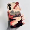 Phone Case For TCL 505 T509K T509A Bumper Black Shockproof Soft Casing Popular Lucky Cute White Furry Bear Pattern Cover