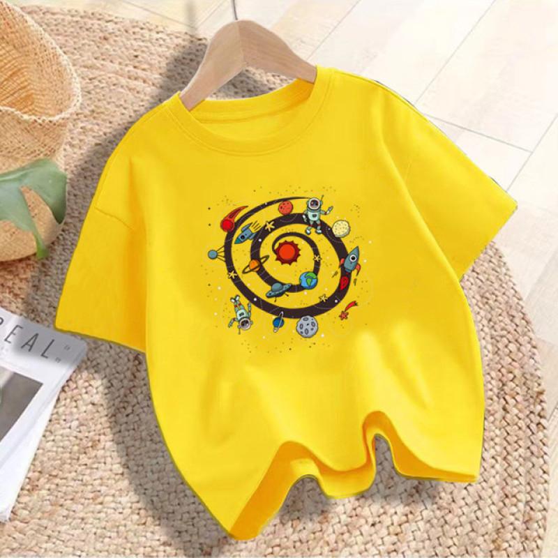 Летние футболки с короткими рукавами для мальчиков. Летние топы для больших мальчиков. Детская футболка для малышей. Детская повседневная футболка с черным дырочным узором.