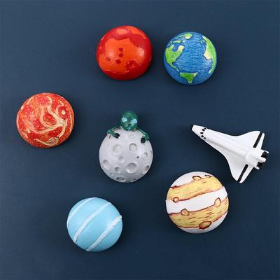 Планета Меркурий Холодильник Дом Вселенная Магнитная Кухня Наклейка для Сообщений Держатель для Заметок Доска Наклейки Магниты на Холодильник