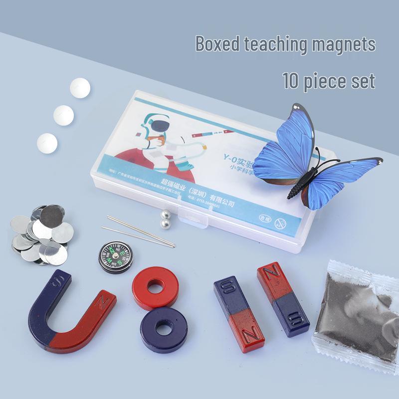 Обучающий набор подковообразного и U-образного магнитов для детей