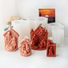 3D Иисус Семья Смола Силиконовая Форма Сделай Сам Дева Мария Арома Гипс Свеча Изготовление Креативная Форма для Моделирования Дома Семьи Иисуса