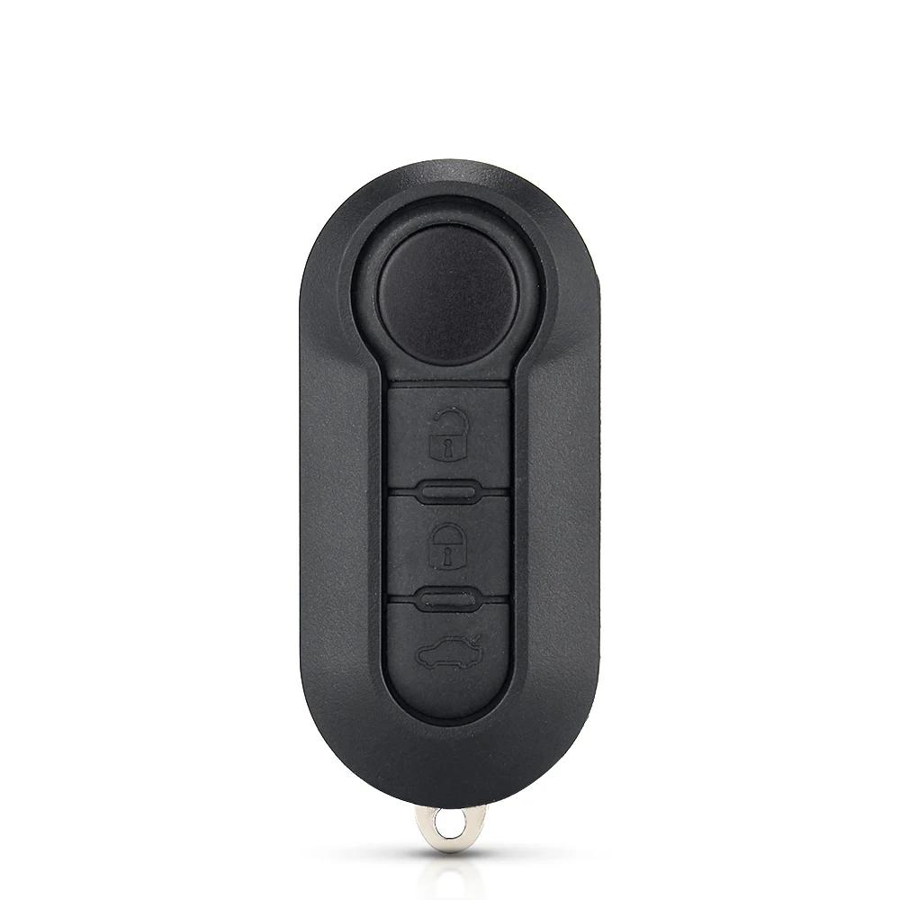New Remote Car Key Shell Case For Fiat 500 Panda Punto Bravo Ducato Peugeot Boxer Citroen Jumper Auto Uncut SIP22 Blade