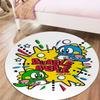 Bubble Bobble Round Area Rug,Carpet Rug for Living Room Bedroom Sofa Playroom Decor,Non-slip Floor Mat41
