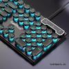 Проводная USB-клавиатура механическая в стиле панк для игр