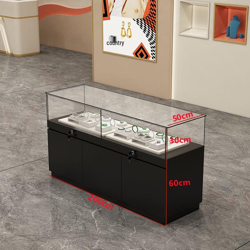 Glass Display Cabinet for Jewelry, Mobile Phones, Eyewear, and Museum Artifacts