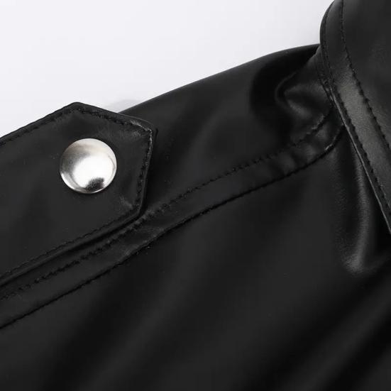 Мужская металлизированная рубашка на пуговицах с коротким рукавом и лацканами, облегающий сценический костюм для ночного клуба, вечеринок, баров, клубов