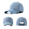 Hip Hop Sun Hat Solid Color Peaked Hat Casual Denim Baseball Cap  Girl