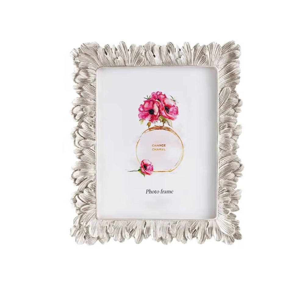 Антикварный держатель для фото, легкая фоторамка, украшения, рамки для фотографий в виде листьев, гостиная