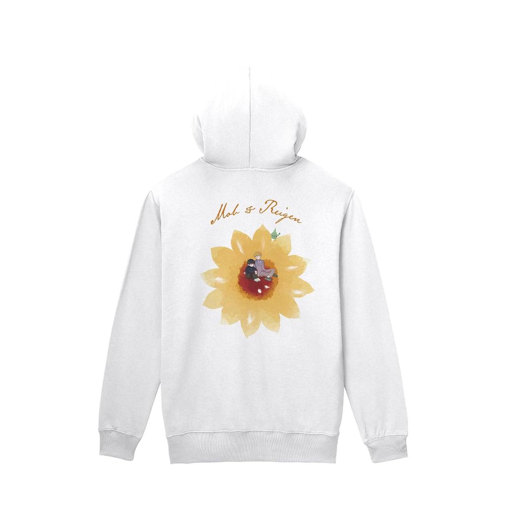 Mob Psycho 100 III Botania Back Print Zip Hoodie Men's Size M