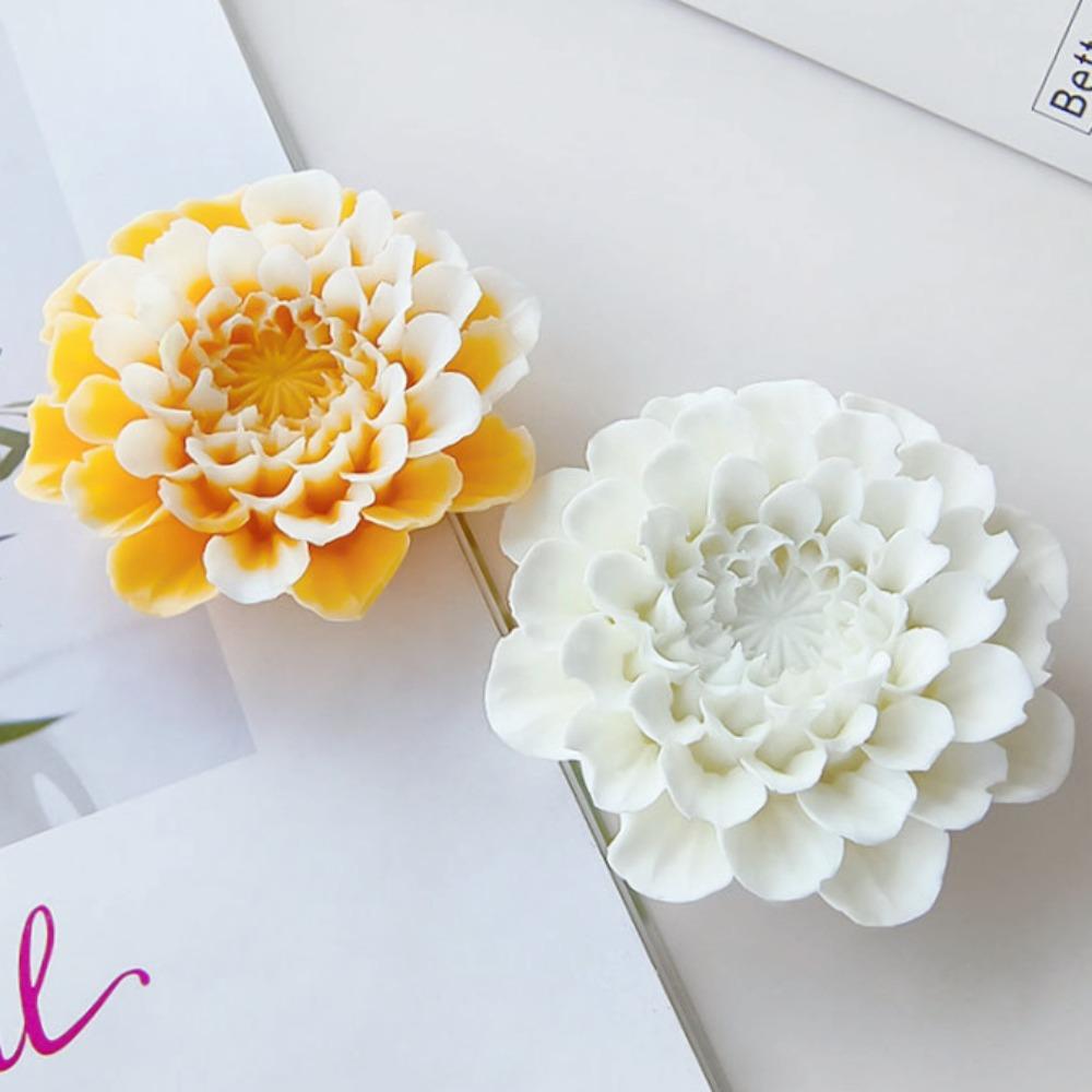 Инструмент для изготовления свечей в виде цветка с несколькими лепестками, биомиметическая роза, мыло ручной работы, силиконовая форма из смолы, подарок на День святого Валентина, украшение для праздничного ужина при свечах