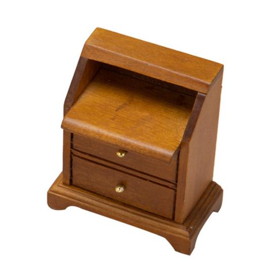 Забавные подарки своими руками без заусенцев 1:12 кукольных декораций для сцен прикроватная тумбочка модель микро ландшафтная мебель тумбочка