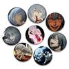 32/44/58mm Hot Japanese Anime Mahito Jujutsu Kaisen Button Pin Cartoon Character Brooch Badge Bag Decor Fans Collect Friend Gift