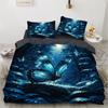 Домашний текстиль 3D печать фантазия бабочка узор комплект постельного белья 3 шт одинарное двуспальное одеяло наволочка для дома