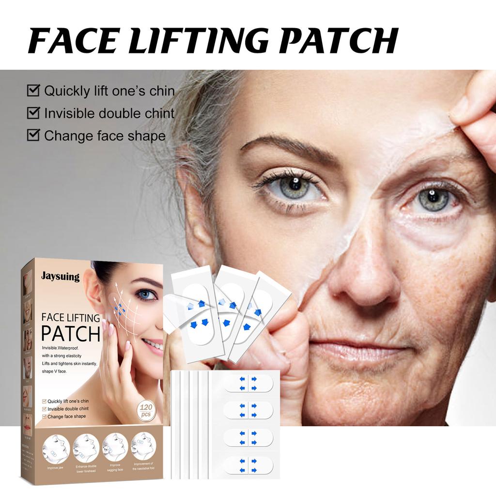 Face Lifter Tape Instant Face Lifting Sticker Lift Sticker Wrinkle Lifting Patches For V-Line Face 120pcs