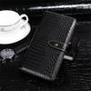 For Asus ROG Phone 9 5G Case Crocodile Texture PU Leather Flip Phone Cover