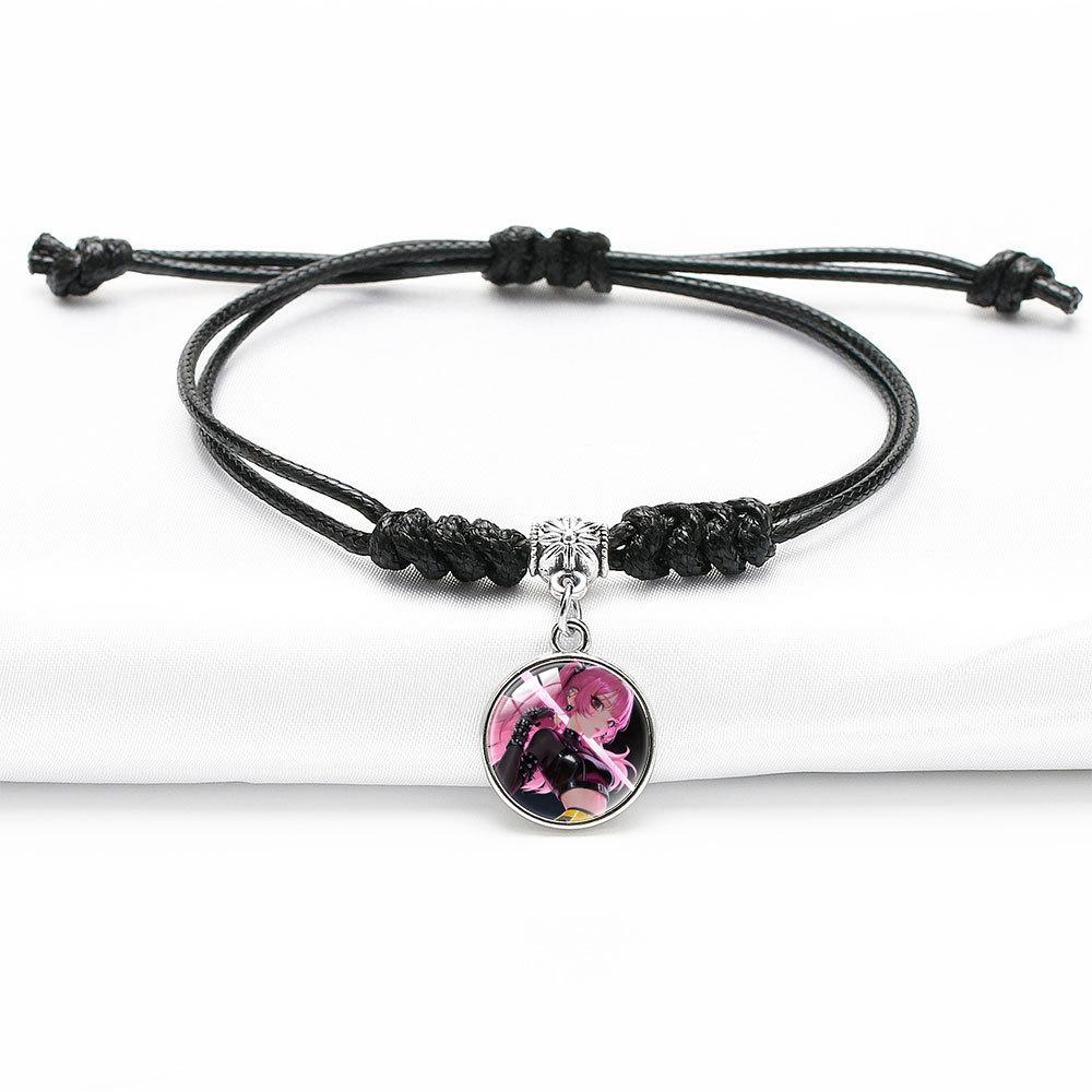 Простой Стильный Плетеный Браслет Руми Зои Мира Узел Алмаза Ювелирное Изделие Регулируемый Браслет с Подвеской