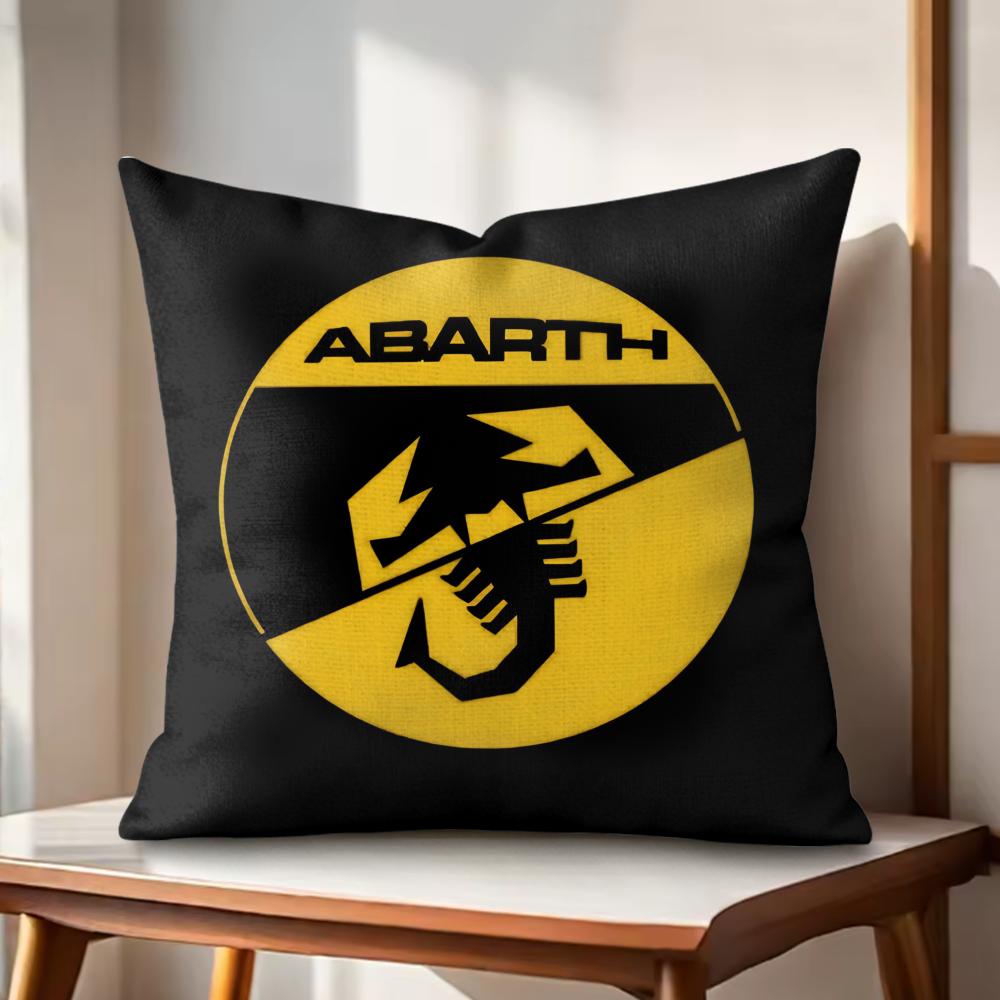 AAbarth Scorpion Cushion Cover Natural Linen Organic Fabric DoubleSided Printing Couch Pillow Covers Home Decor