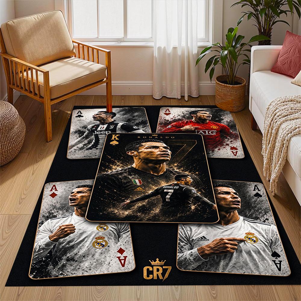Juventus Star Action Carpet Perfect for Dining Room Outdoor Hallway Study room Antislip Carpet Anime Office Decor Birthday/Christmas Gift