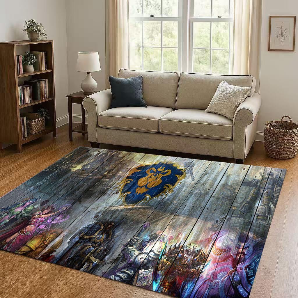3D WOW World of Warcraft Игра Охотник на демонов Артас Гостиная Нескользящий Ковер для Спальни Игровой Комнаты Дивана, Домашний Коврик