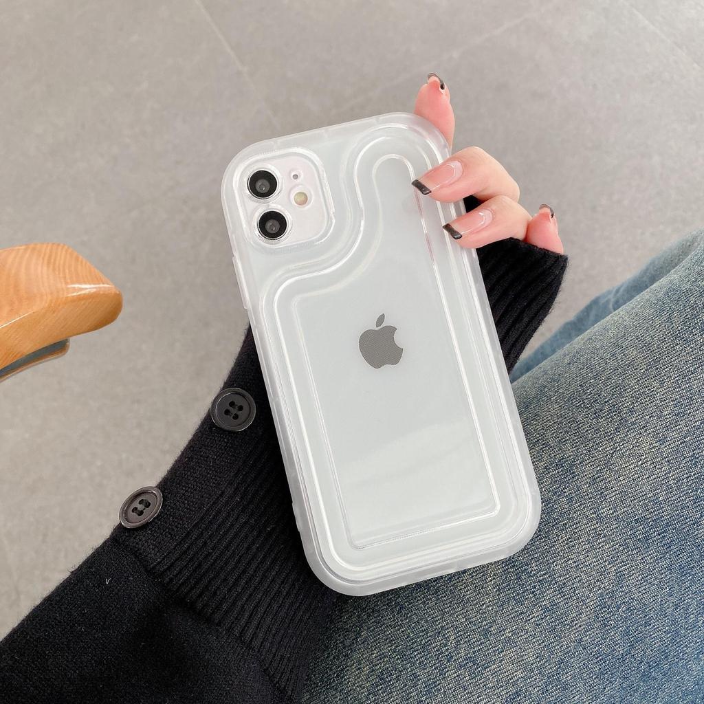 Премиальный прозрачный чехол Airbag для iPhone 14 Pro Max/13/12/11 - дизайн для пары