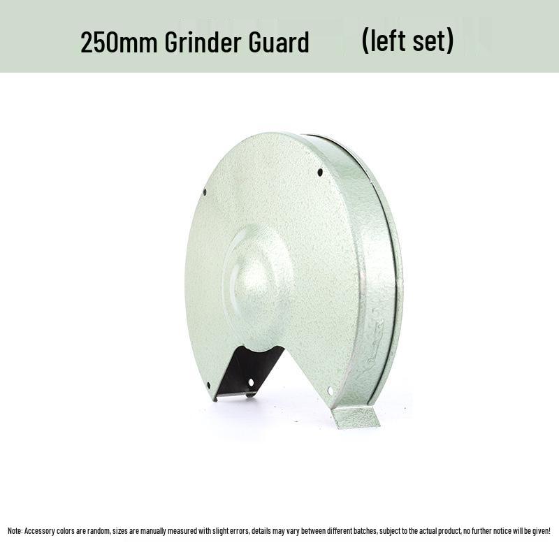 Bench Grinder Guard with Thickened Housing, 250mm Cover, and 200mm Safety Glass – West Lake Style.