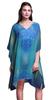 Beach Kaftan Bikini Cover Up Women Midi Dress Short Caftan-4X-5X