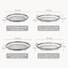 Stainless Steel Round Drain Tray Oven Safe Nonstick Oil Draining Baking Pan for Low Fat Cooking Meals