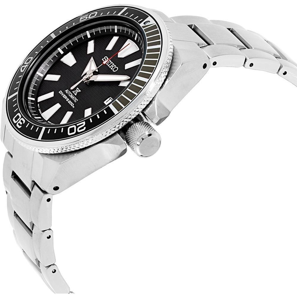 Seiko Prospex Samurai Автоматические Дайверские Часы из Нержавеющей Стали 200 м SRPB51 Черные
