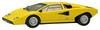 Макияж EIDOLON Lamborghini Countach LP400 1974 Желтый Готовый продукт Перепродажа 1/43