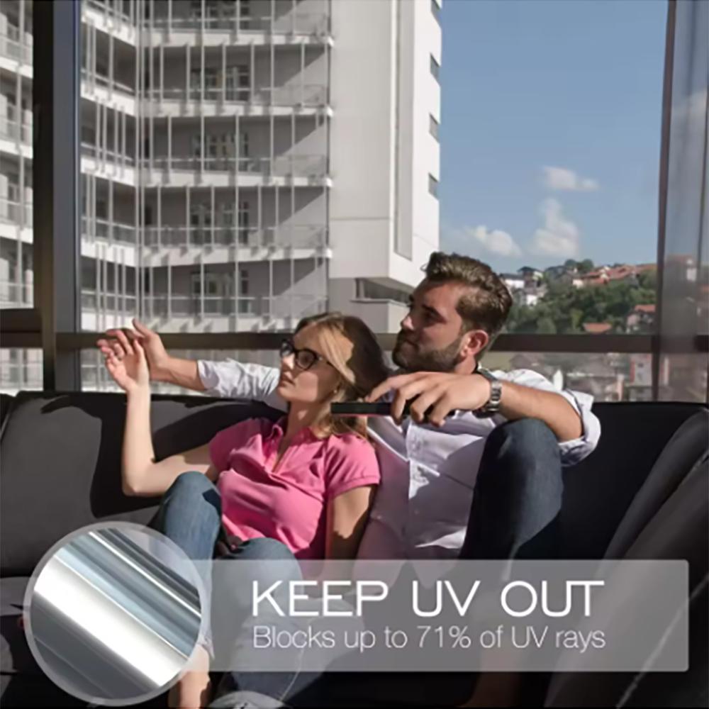 Окна балконы бытовая изоляция стеклянная пленка защита конфиденциальности защита от солнца одностороннее зеркало оконная пленка наклейки