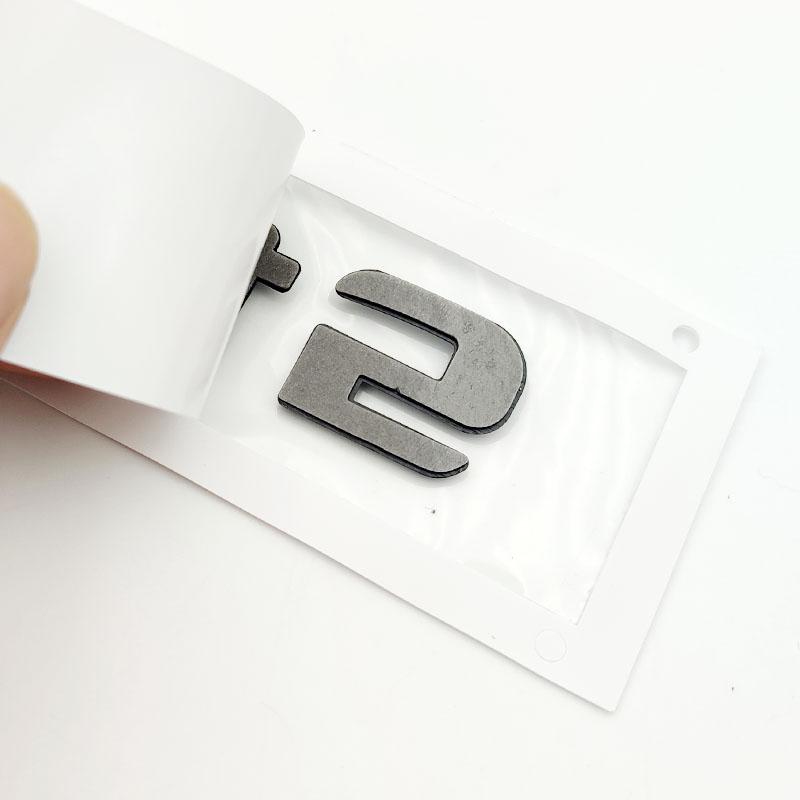 3d ABS Black A 45 Logo A45 Emblem Letters Sticker Nameplate Car Trunk Badge For A45 Accessories