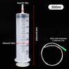100/300/550ml Large Capacity Syringes Oil Pump With 50cm Hose Pet Feeding Measuring Pump Hydroponics Nutrient Big Syringe