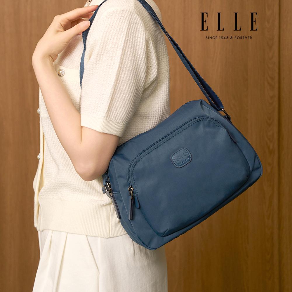 Женская мини-сумка через плечо Elle из нейлона, квадратная, с воротником
