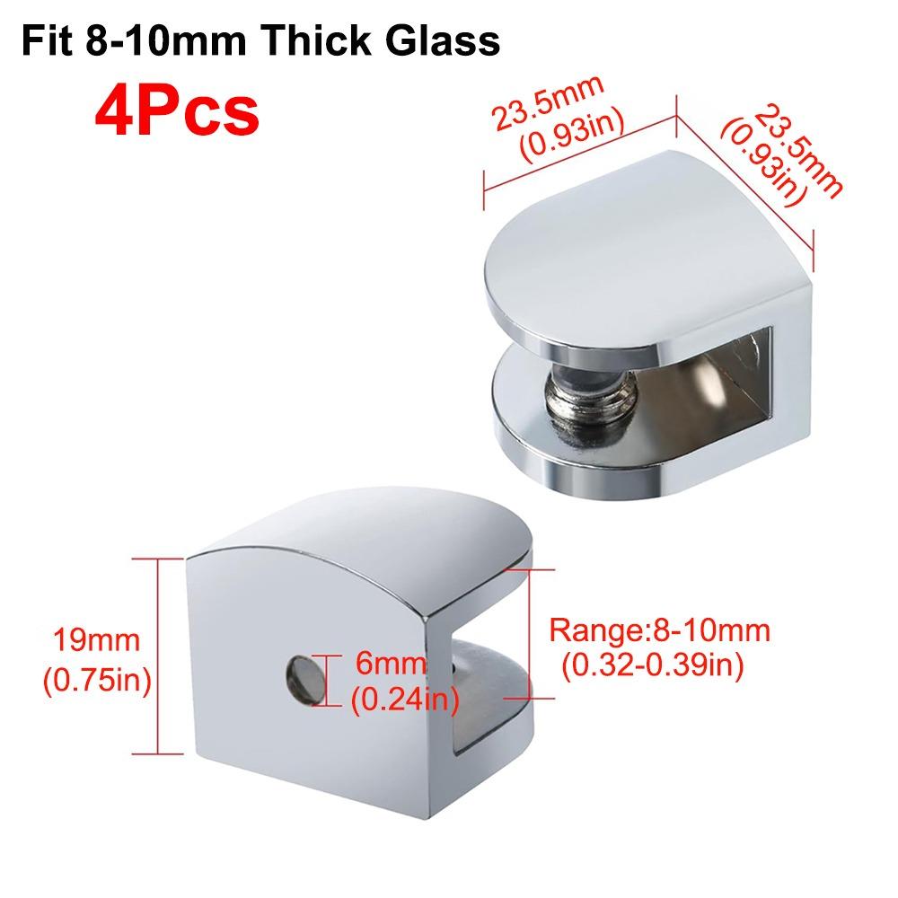 Прочный Держатель для Перил Регулируемый Деревянные Стеклянные Полки Зажим Крепеж Ванная Комната Зажим Держатель