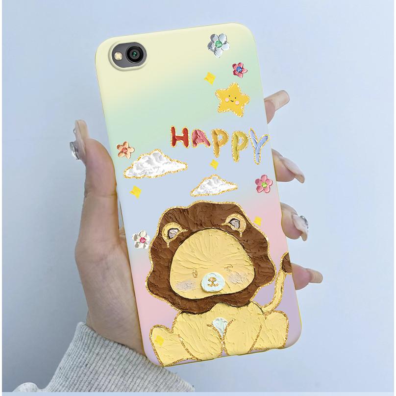 For Xiaomi Redmi Go M1903C3GG Case Fashion Colorful Design Soft Silicone Cover For Redmi Go 5.0" Bumper Matte Phone Case Coque