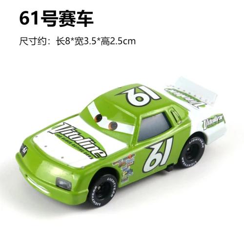 Все стили Pixar Cars Металлические литые модели машинок Молния Маккуин Сплав Автомобиль Номер 4.19.28.36.51 101 Серия гонок Игрушка