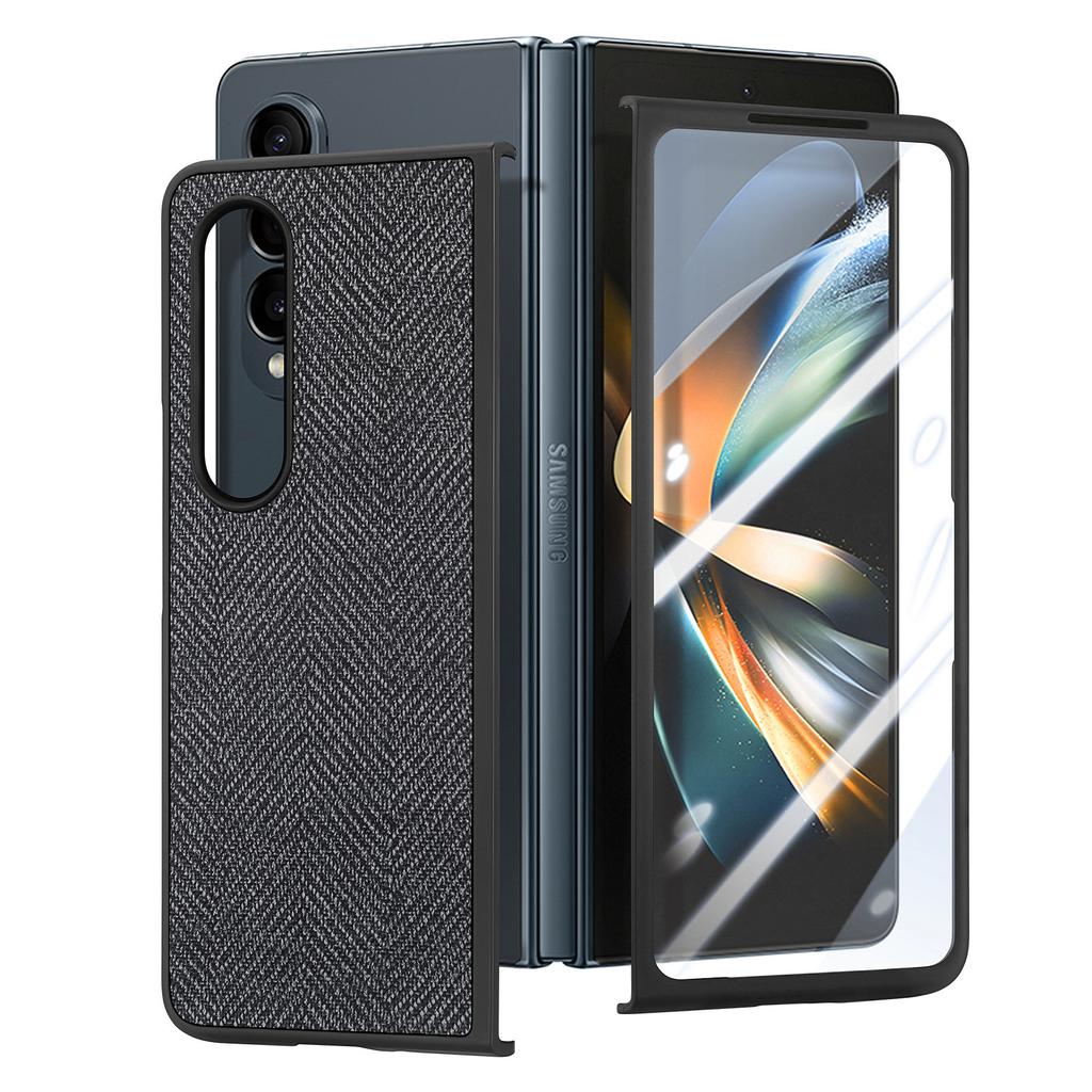Anti-Drop Tempered Glass Folding Cover Case for Samsung Galaxy Z Fold 5 Fold5 Fold4 Fold 4 5G Fall Protection Full Body Cases