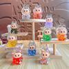 Cartoon Cute Labubu Quicksand Ornaments Car Ornaments DIY Home Decoration Gifts