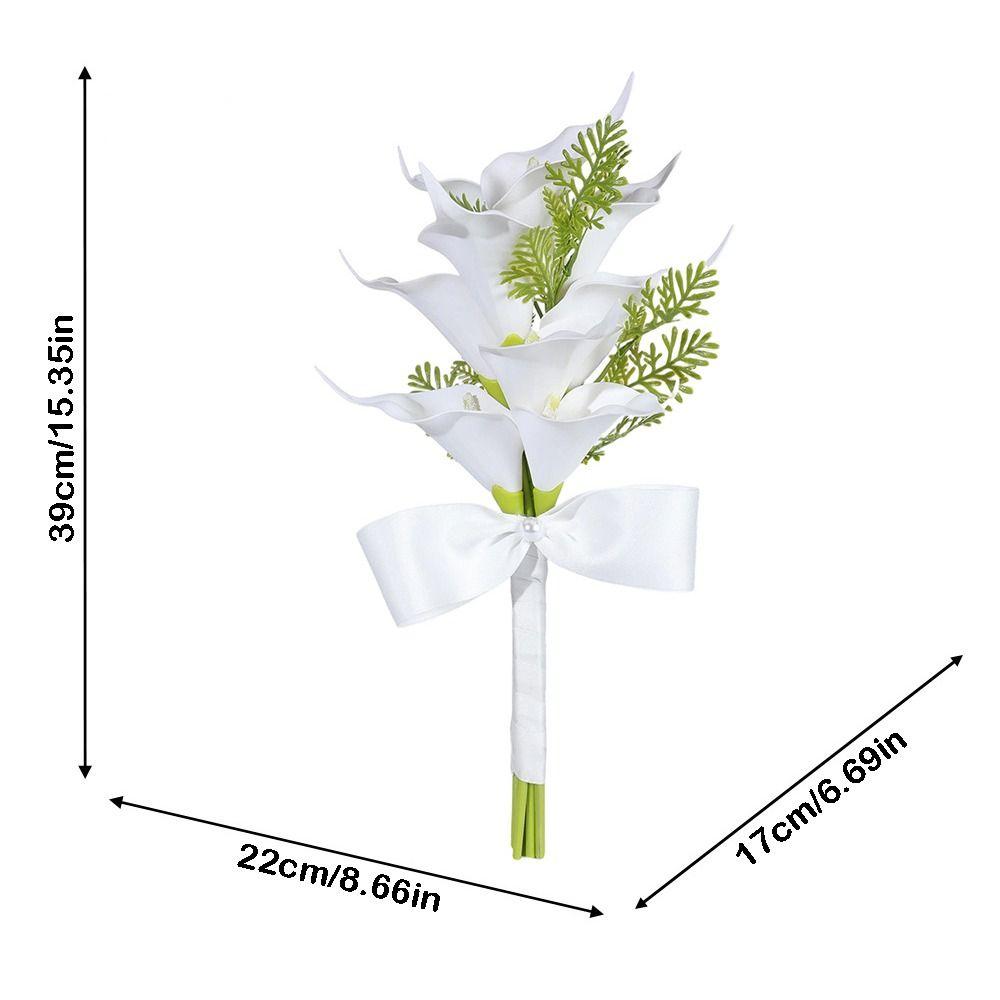 Elegant Bridal Bouquet Handheld Bridesmaid Flower Gift Wedding Hold Flower  Wedding Ceremony