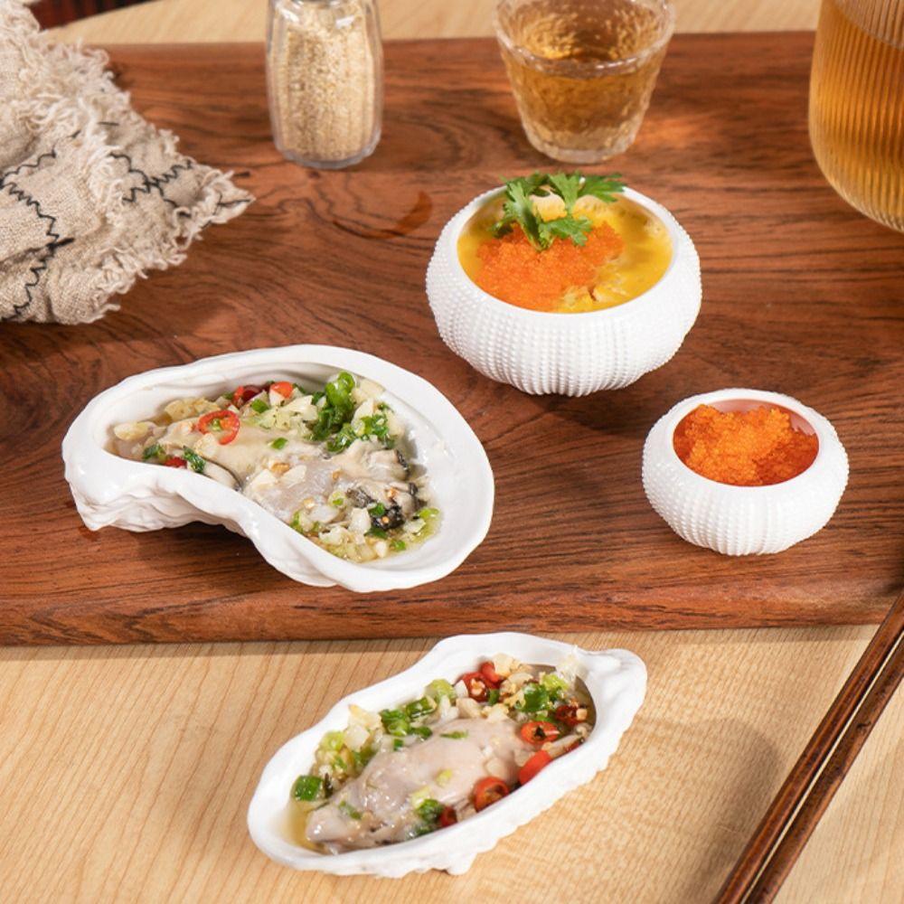 Необычная тарелка для суши и сашими Изысканное блюдо для хранения Японская кухня Тарелка для устриц Салат