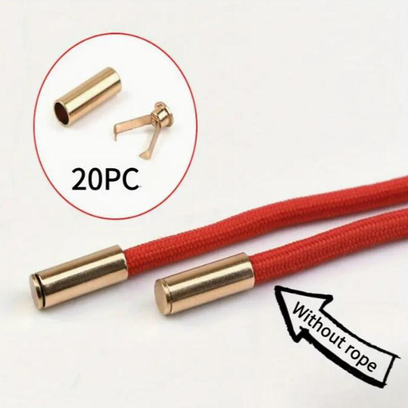 20 шт. Практичные наконечники для шнурков, шляпки, фиксаторы шнурков, многоцелевые сменные головки для шнурков для обуви, курток