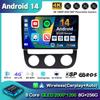 Android 14 Carplay Auto For Volkswagen Jetta 5 2005 2006 2007 2008 2009 2010 Car Radio GPS Multimedia Player 4G Head Unit Stereo