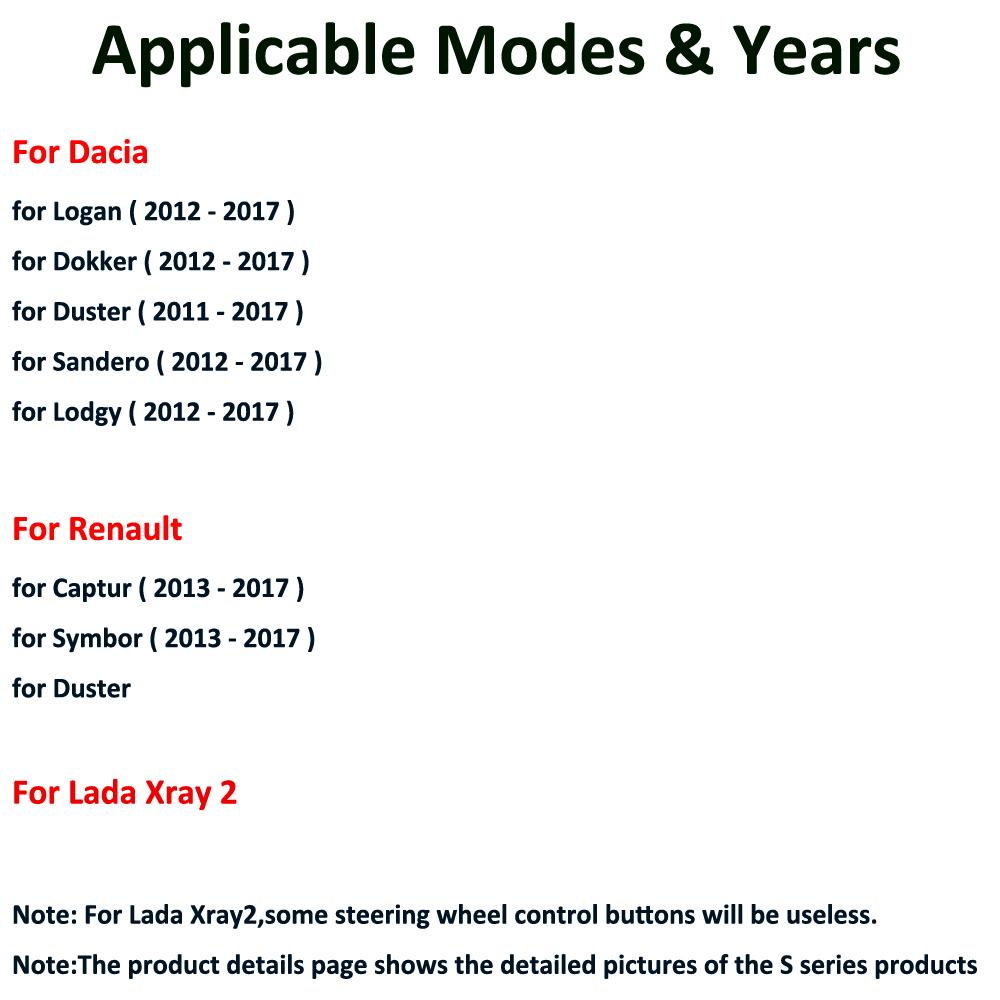Автомобильное радио на базе Android для Renault Dacia Duster Logan 2 Sandero Lodgy Lada Xray Captur Dokker Мультимедийный видеоплеер навигация GPS Carplay