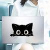 10pcs Peek-a-Boo PVC Decals Black Funny Kitty Decals Cartoon Car Styling Cover  Laptop